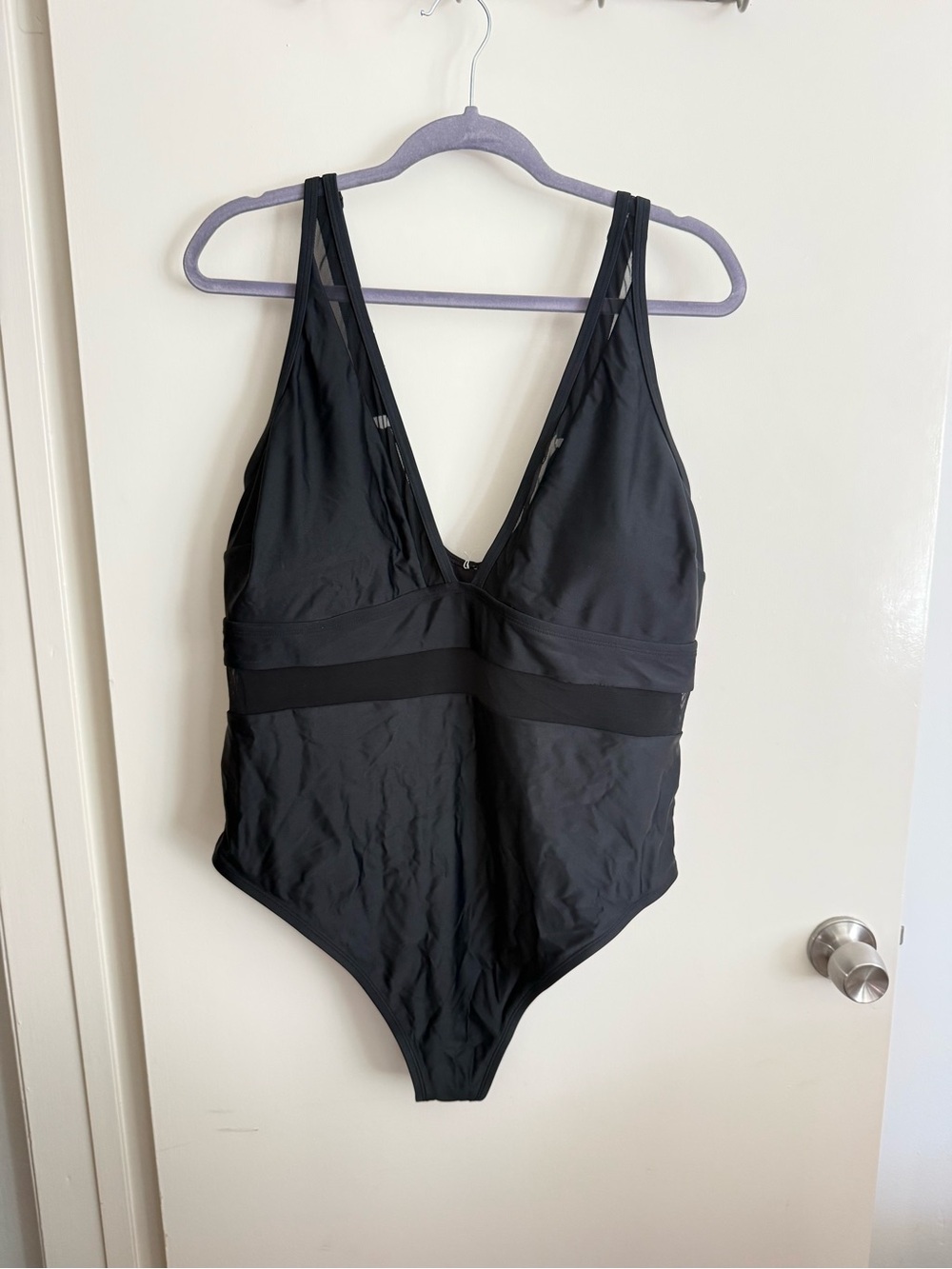 Classic Black One-Piece Swimsuit